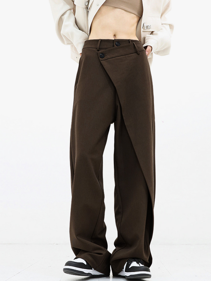 Asymmetrische Baggy-Hose