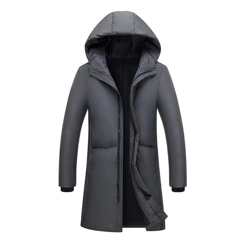 Herren Parka Winterjacke lang geschnitten und wasserabweisend