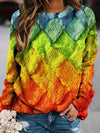 Buntes Print-Sweatshirt