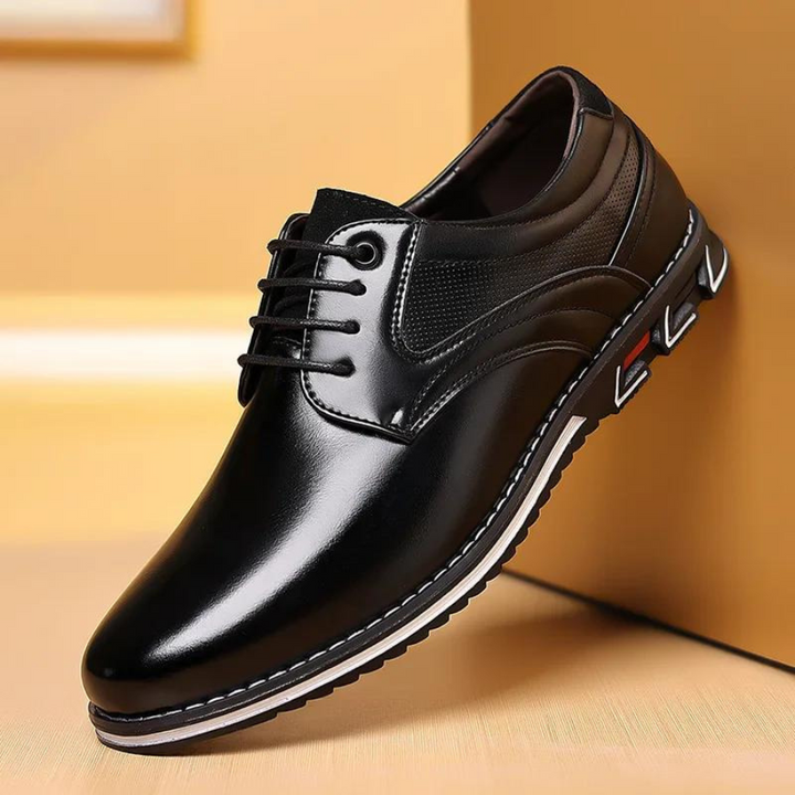 Elegante Herren-Businessschuhe mit Schnürung und rutschfester Sohle