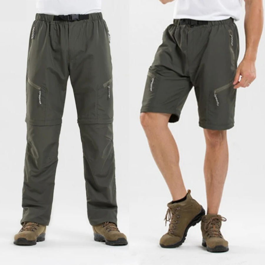 Wasserdichte Outdoorhose mit Reißverschlusstaschen, Robust