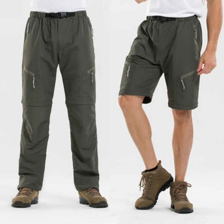 Wasserdichte Outdoorhose mit Reißverschlusstaschen, Robust