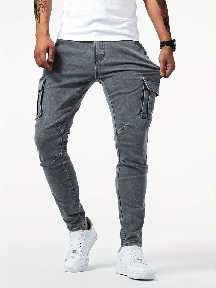 Cargohose Jeans