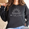 Modischer Pullover oversized "Be The Light"