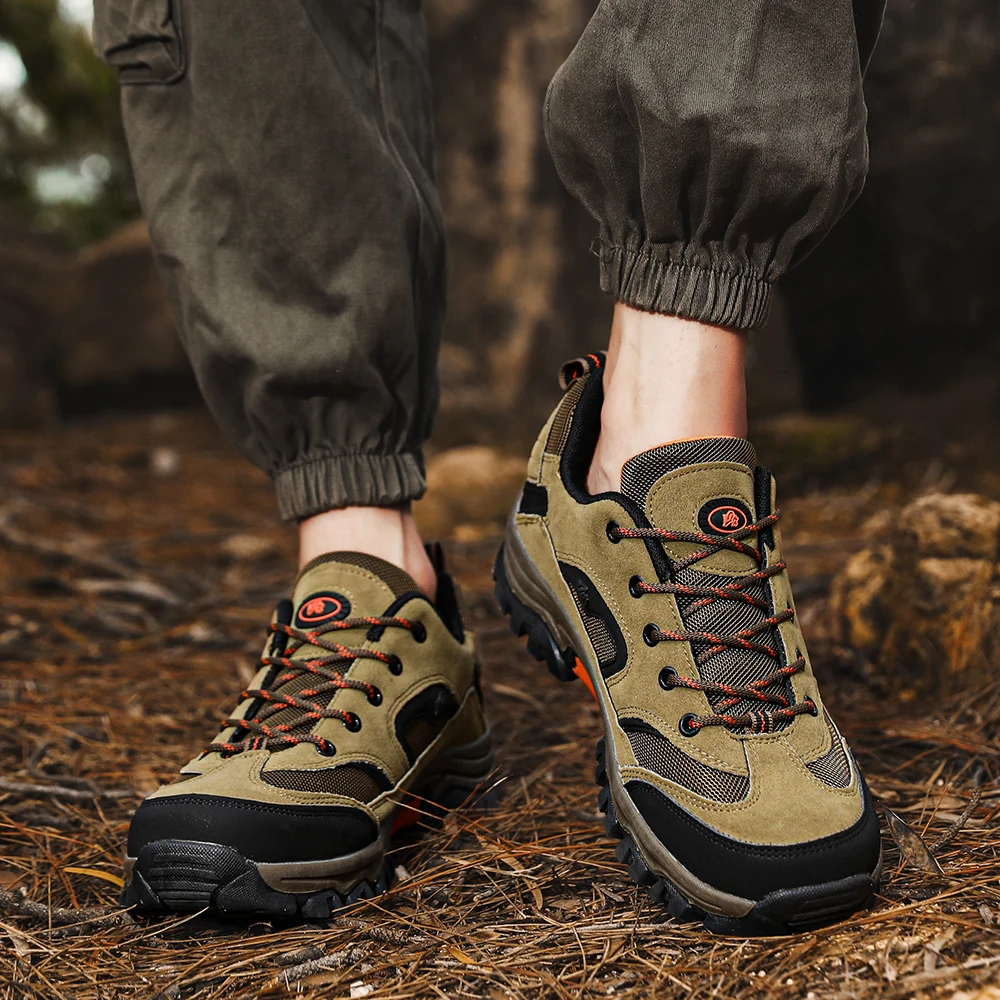 Wanderschuhe Herren Leicht Rutschfest Outdoor Trekkingschuhe