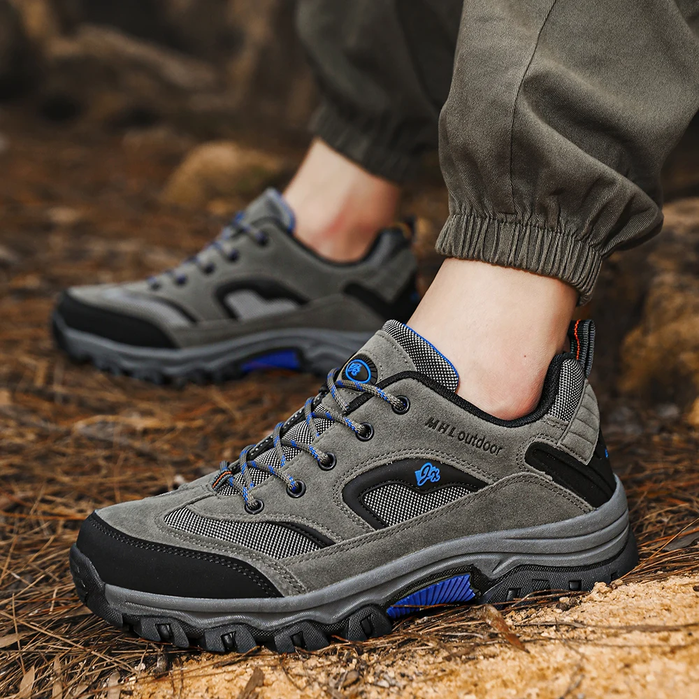 Wanderschuhe Herren Leicht Rutschfest Outdoor Trekkingschuhe