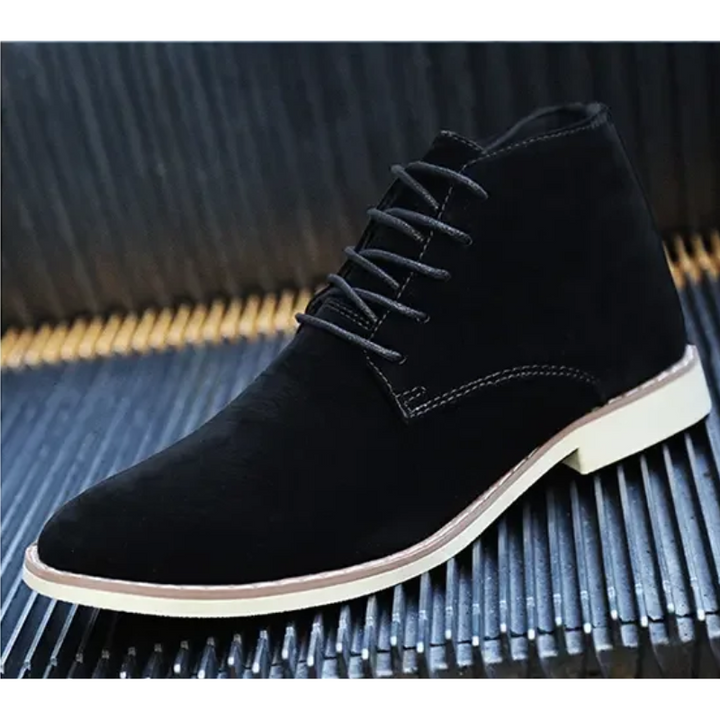 Elegante Boots Herren aus Wildleder, Komfortable Stiefeletten