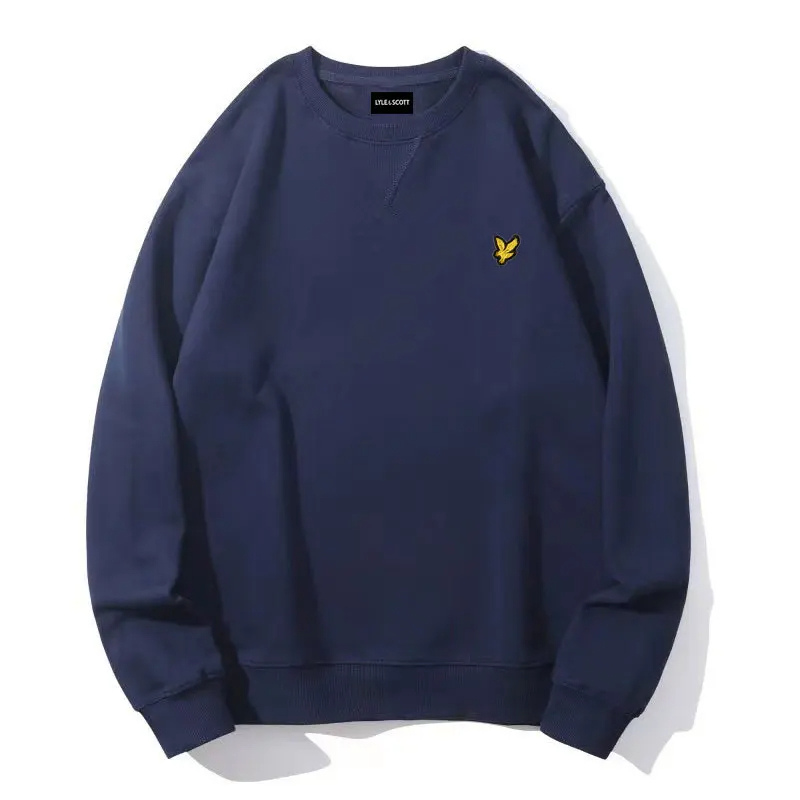 Herrenpullover mit V-Ausschnitt und dezenter Logostickerei