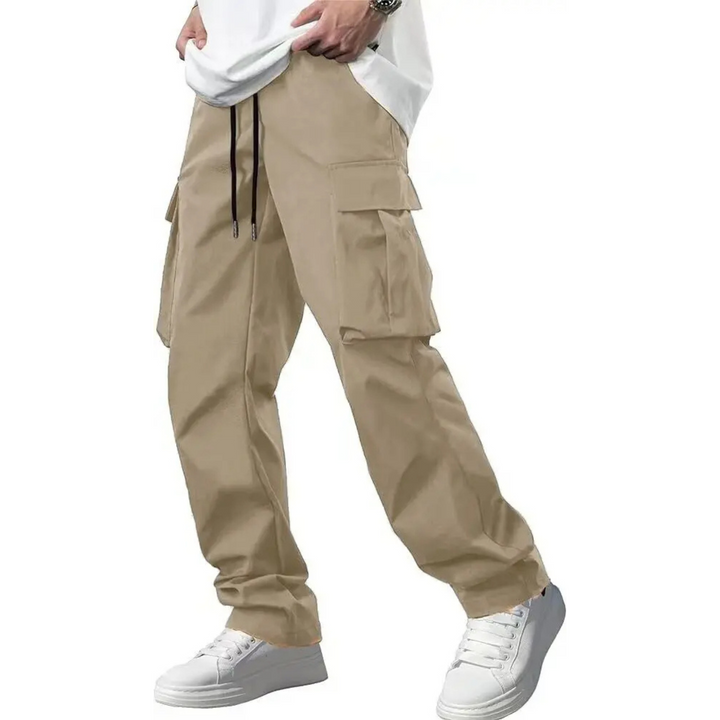 Hohe Taille gerade Bein cargohose herren