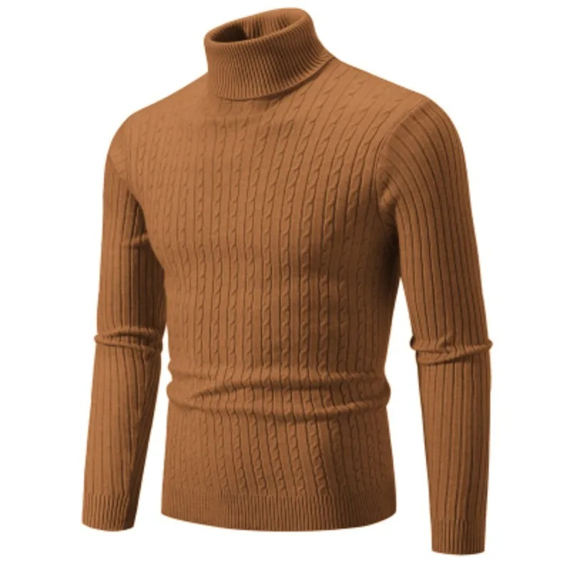 Slim Fit Rollkragenpullover Herren