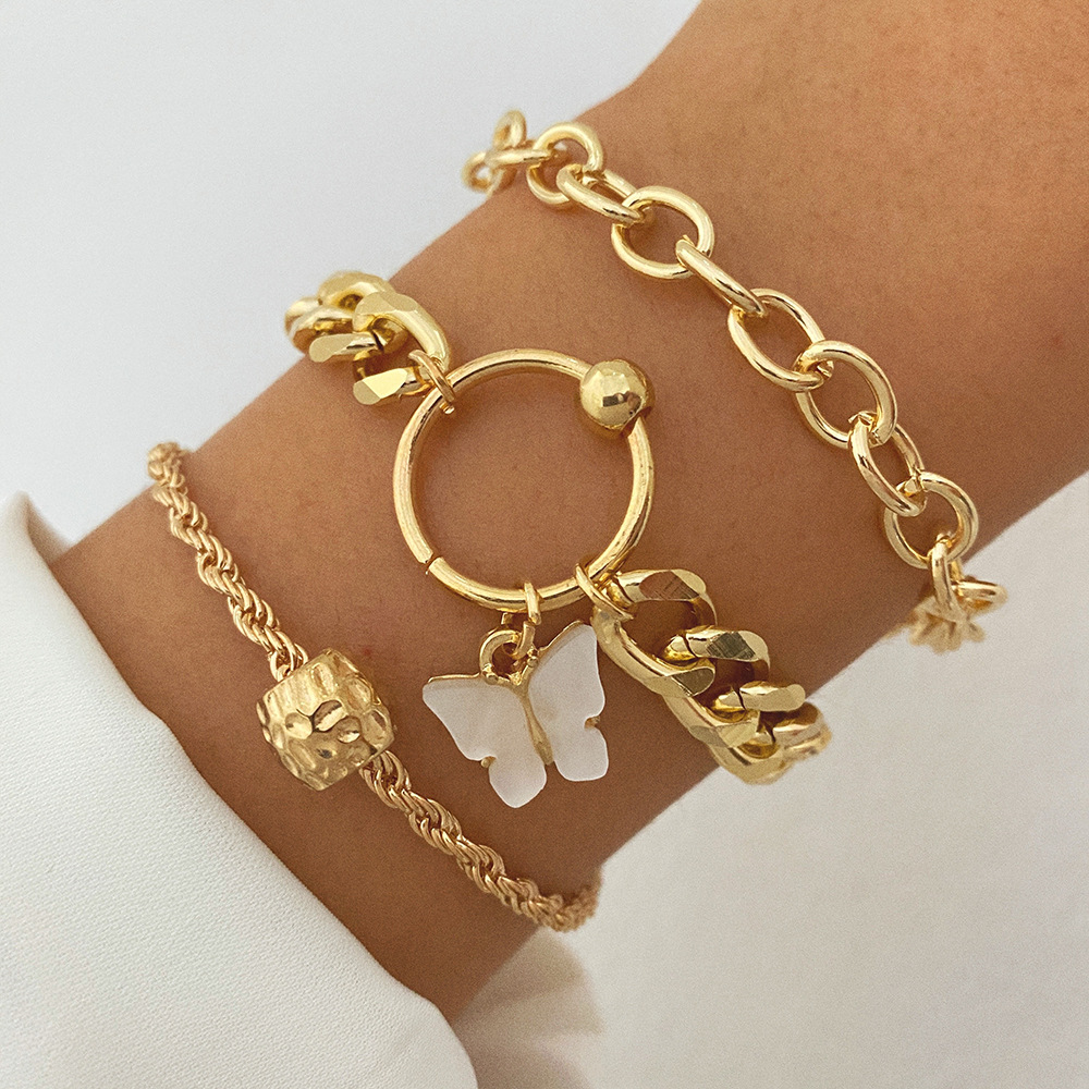 Gold-Armband-Set