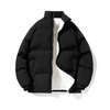 Herren Puffer Jacke mit Sherpa-Futter und Stehkragen