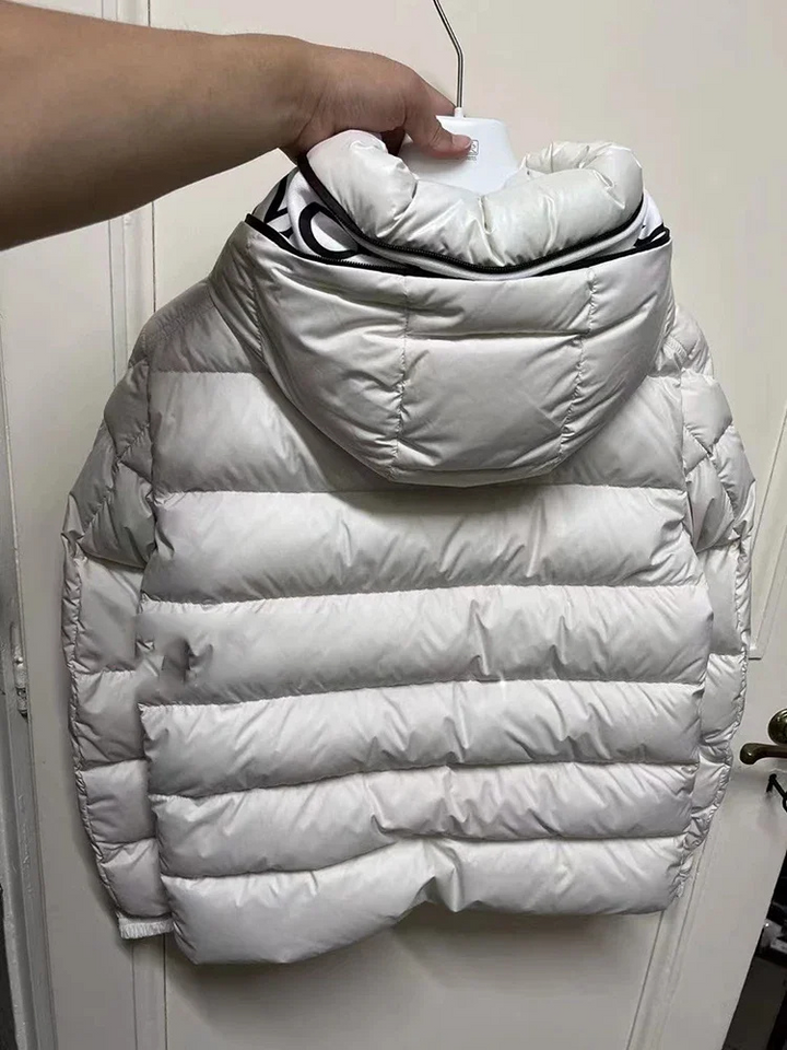 Herren Puffer Jacke mit Kapuze und Kordelzug