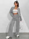 Set aus Jacke und Sweatpants mit Reißverschluss