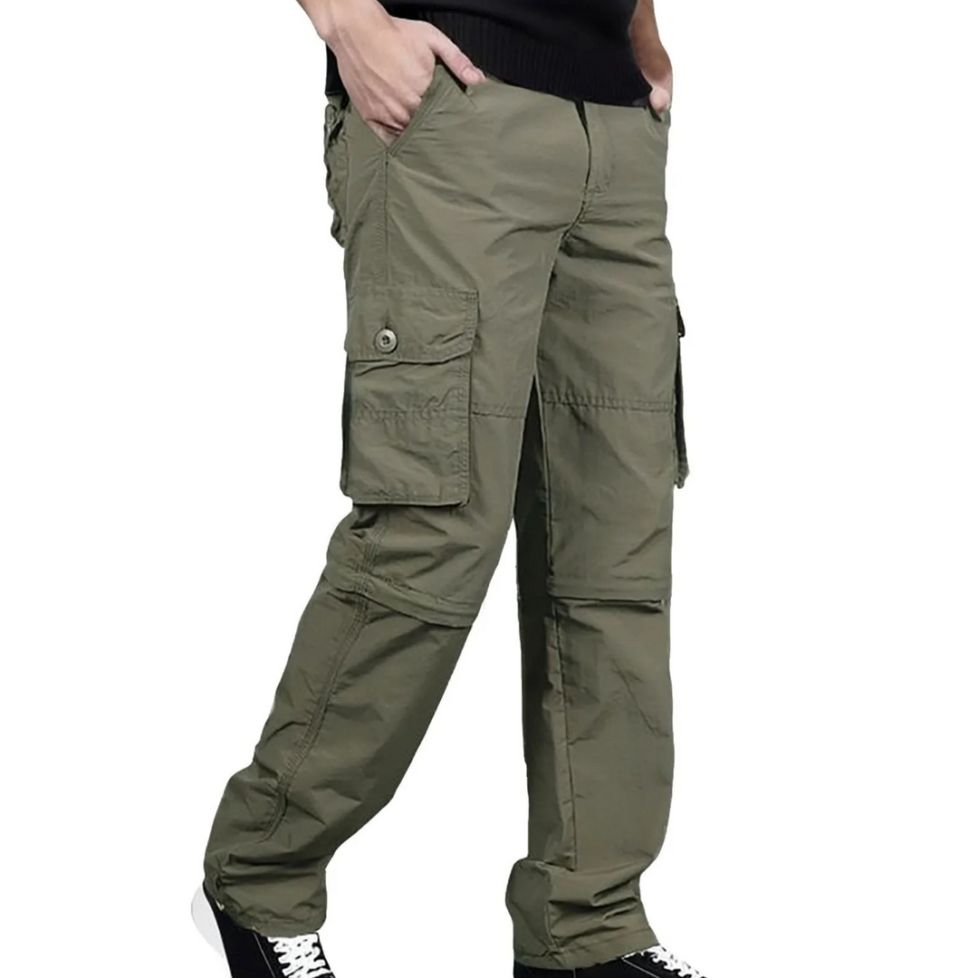 Atmungsaktive Outdoorhose mit Taschen, Verstellbare Beinabschlüsse