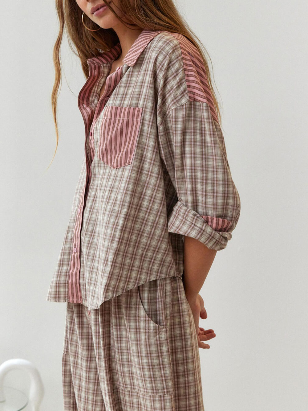 Lockeres Pyjama-Set