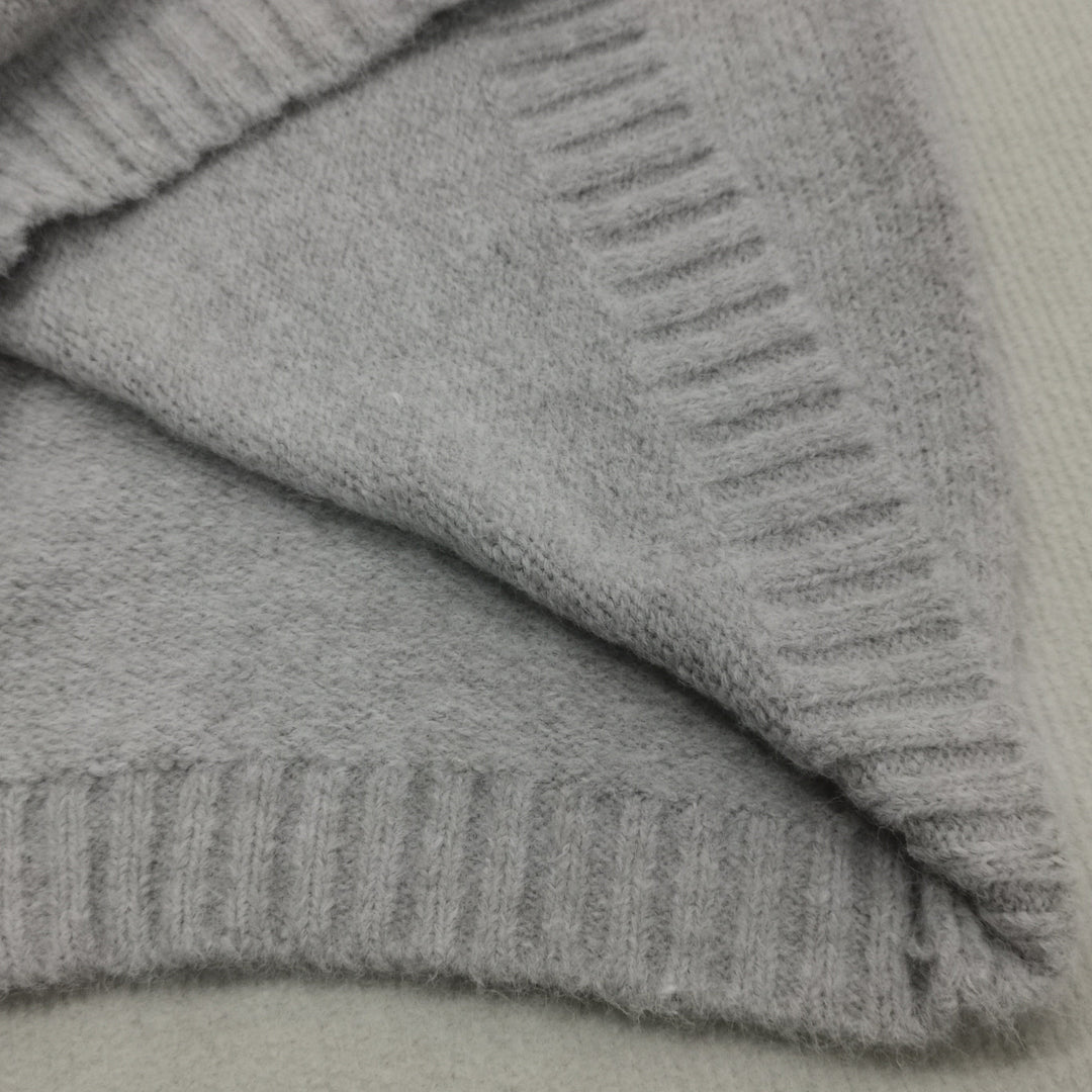 Übergroßer Strickpullover mit Tasche