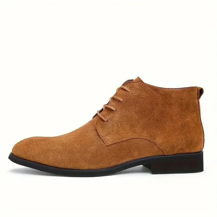 Stilvolle Boots Herren aus Wildleder, Leichte Freizeitschuhe