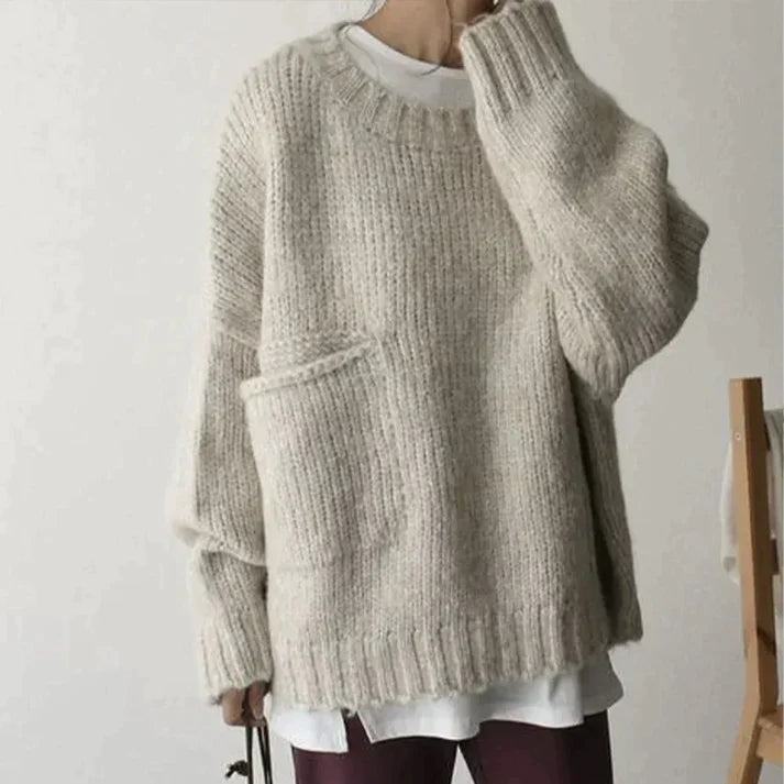 Pullover mit Tasche