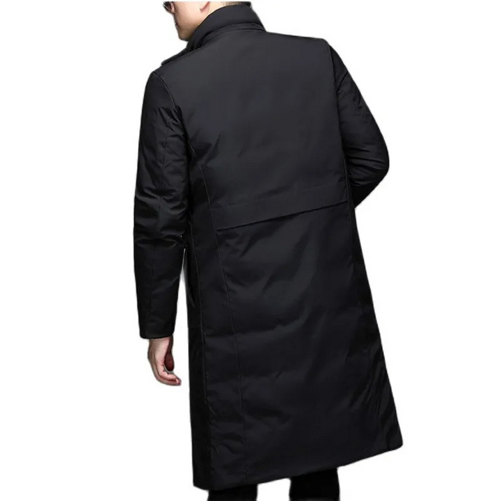 Herren Parka Winterjacke winddicht mit warmem Futter und Taschen