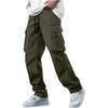 Hohe Taille gerade Bein cargohose herren