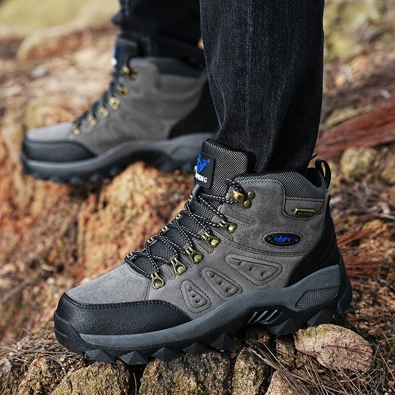 Herren Wasserdicht Rutschfest Outdoor Trekkingstiefel