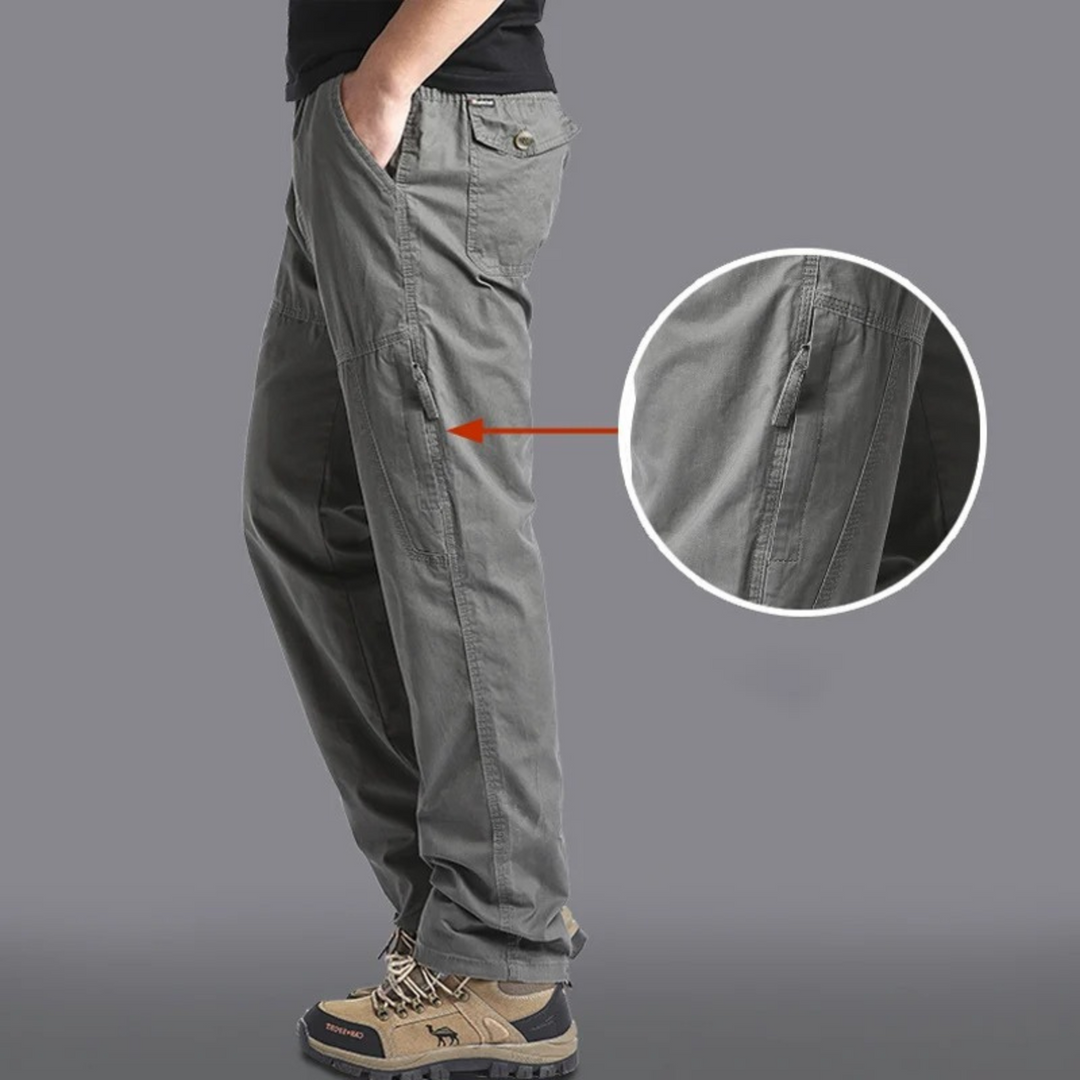 Bequeme Outdoorhose mit Reißverschlusstaschen, Robust