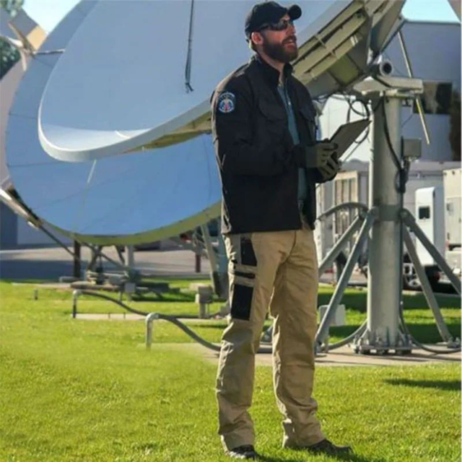 Taktische Outdoorhose mit Reißverschlusstaschen, Robust