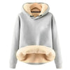 Kuschelige Sherpa-Fleece-Kapuzenjacke