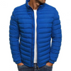 Herren Puffer Jacke mit Stehkragen und Frontreißverschluss