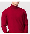 Klassischer Rollkragenpullover aus Feinstrick