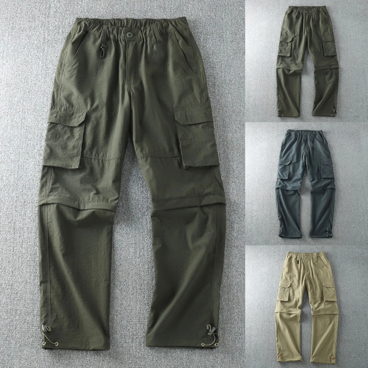 Atmungsaktive Outdoorhose mit Taschen, Verstellbare Beinabschlüsse