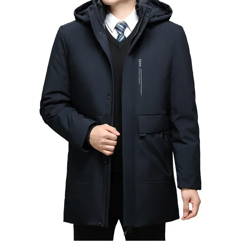 Herren Parka Winterjacke winddicht mit warmem Innenfutter