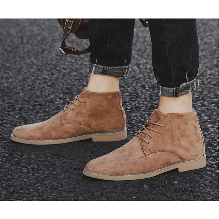 Klassische Boots Herren aus Wildleder, Bequem und Stilvoll - Winterschuhe