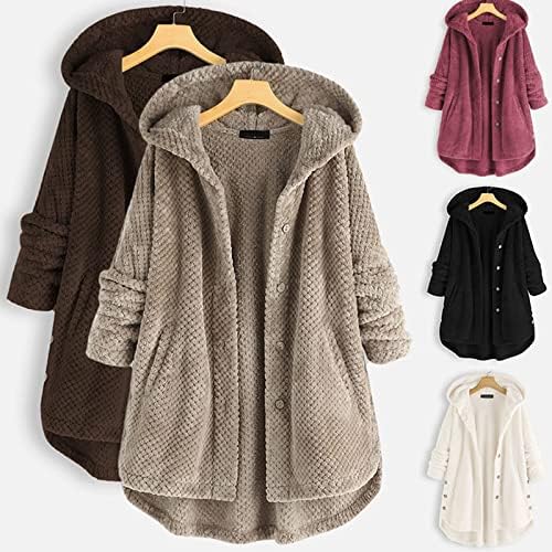 Winter Reversible Fleece-Kapuzenjacke