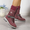 Elegante Gestrickte Thermo-Stiefel