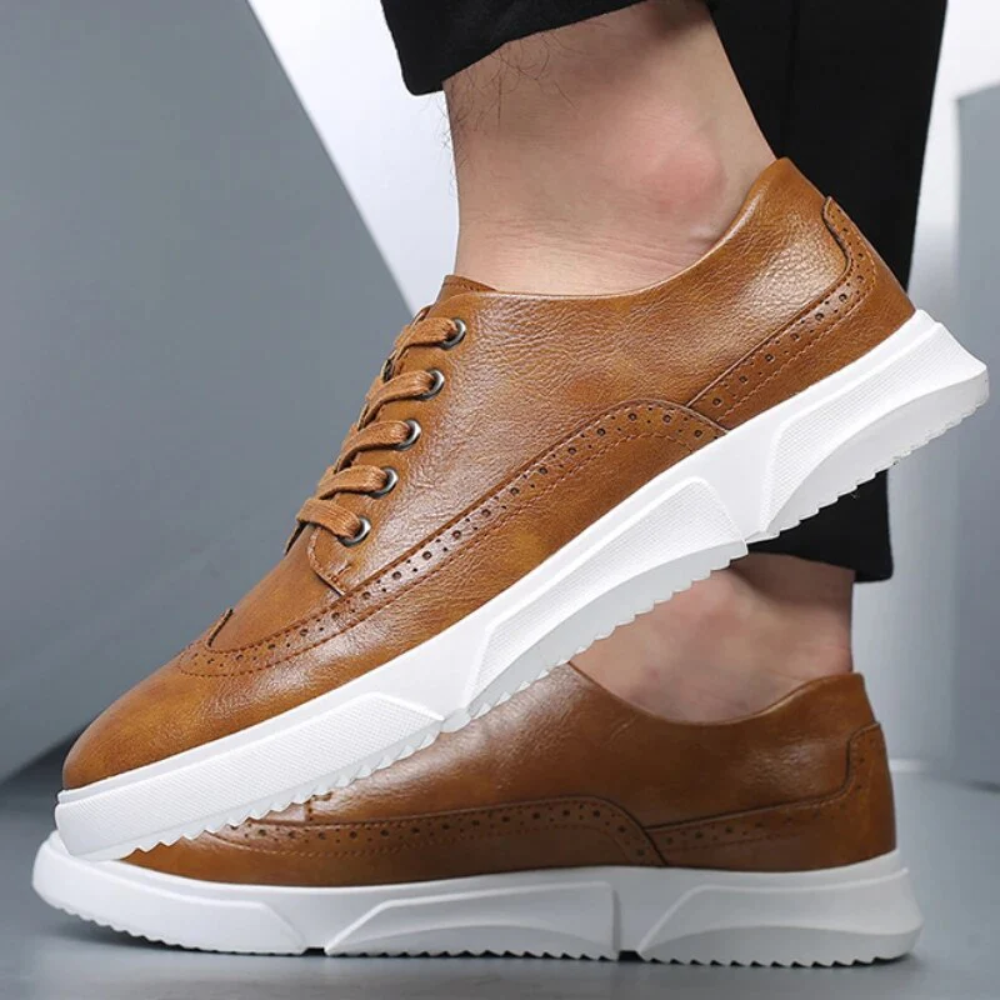 Elegante Herren-Sneaker mit Schnürung und Komfortsohle