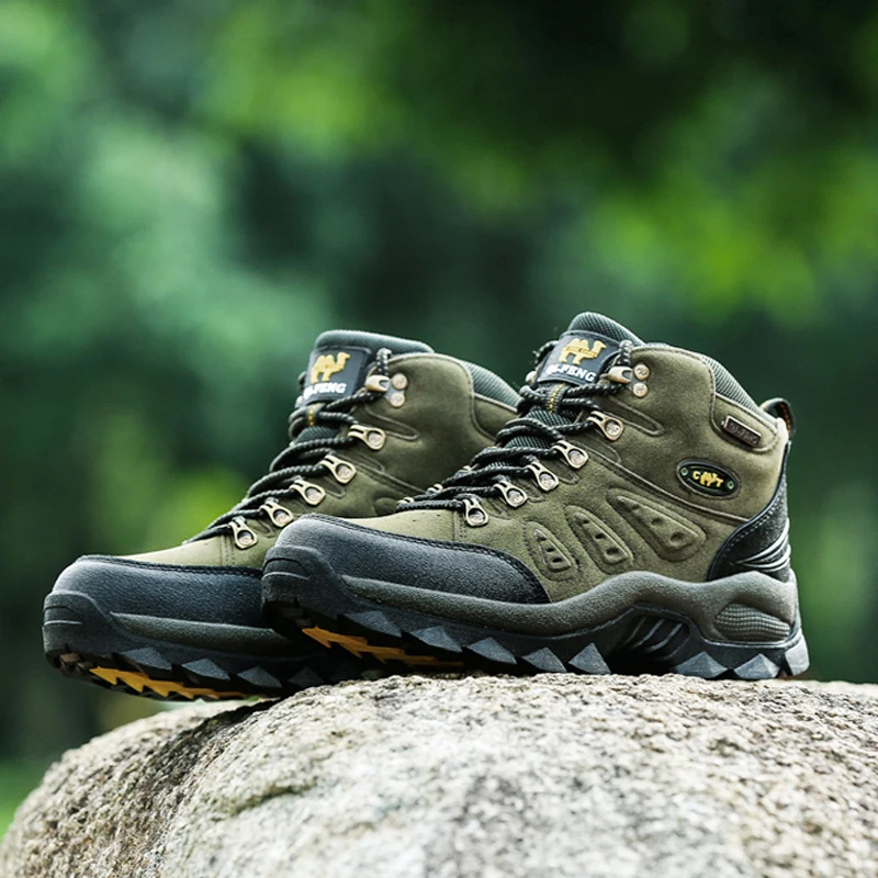 Wanderschuhe Herren Wasserdicht Rutschfest Outdoor Trekkingschuhe