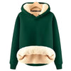 Kuschelige Sherpa-Fleece-Kapuzenjacke