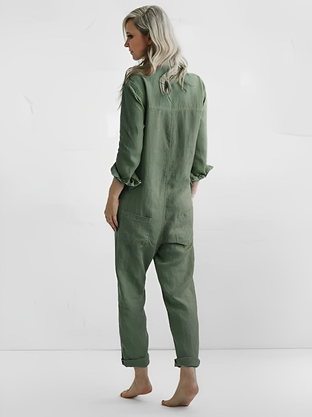 Grüner Jumpsuit