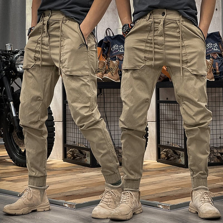 Herren - Dehnbare Cargohose - Bequemer Stretchstoff - Vielseitige Freizeitmode für Damen