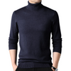 Weicher Baumwollpullover Rollkragenpullover Herren