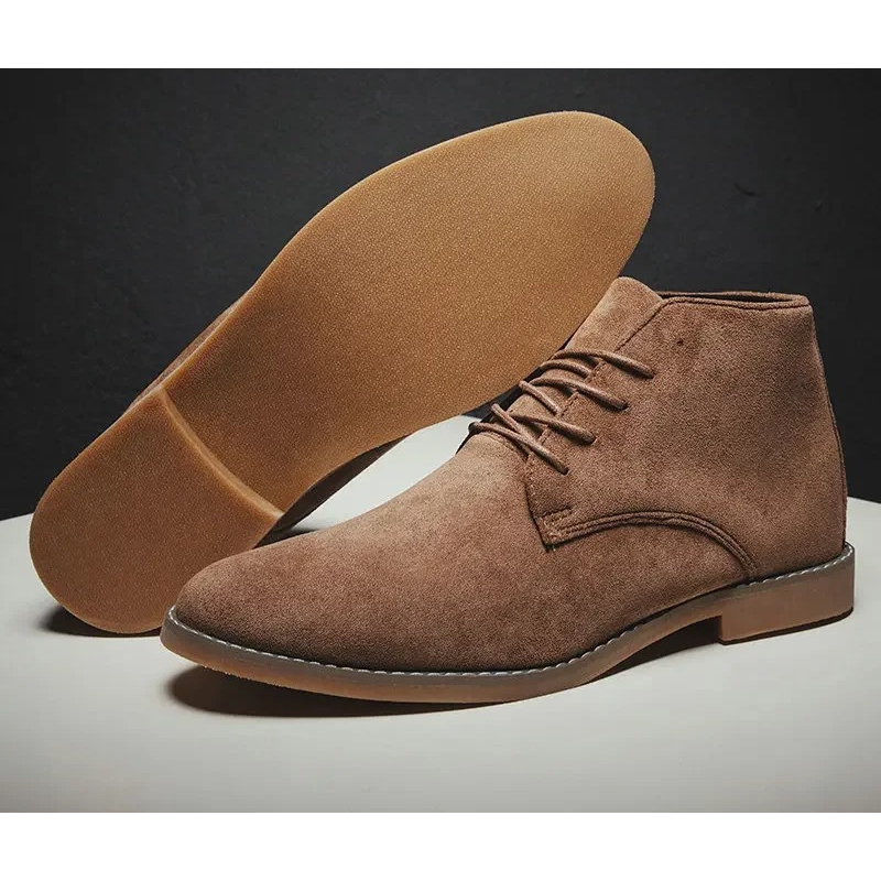 Klassische Boots Herren aus Wildleder, Bequem und Stilvoll - Winterschuhe