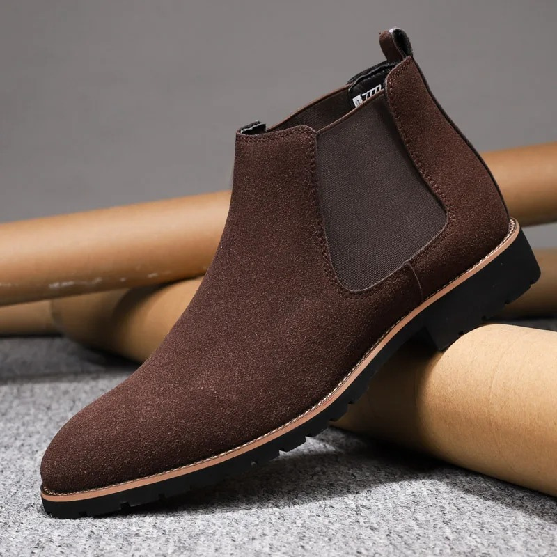 Strapazierfähige Chelsea Boots Herren mit Profilsohle