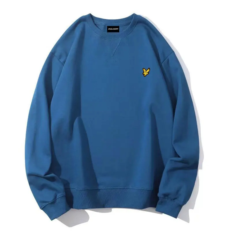 Herrenpullover mit V-Ausschnitt und dezenter Logostickerei