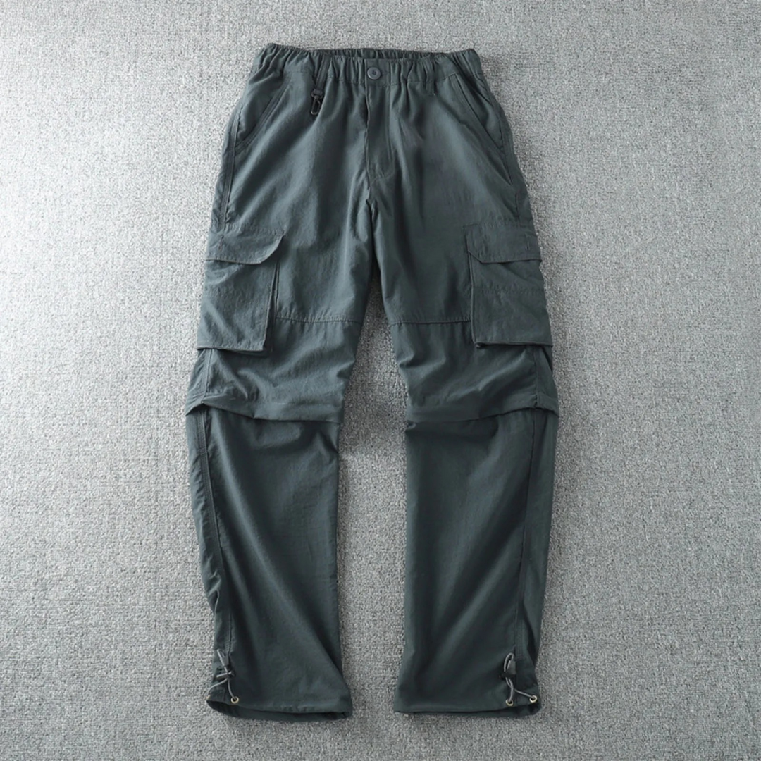 Atmungsaktive Outdoorhose mit Taschen, Verstellbare Beinabschlüsse