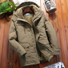 Herren Parka Winterjacke Mit Warmem Futter Und Kapuze, Outdoor-tauglich