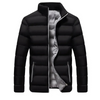 Herren Puffer Jacke mit Seitentaschen und Frontreißverschluss