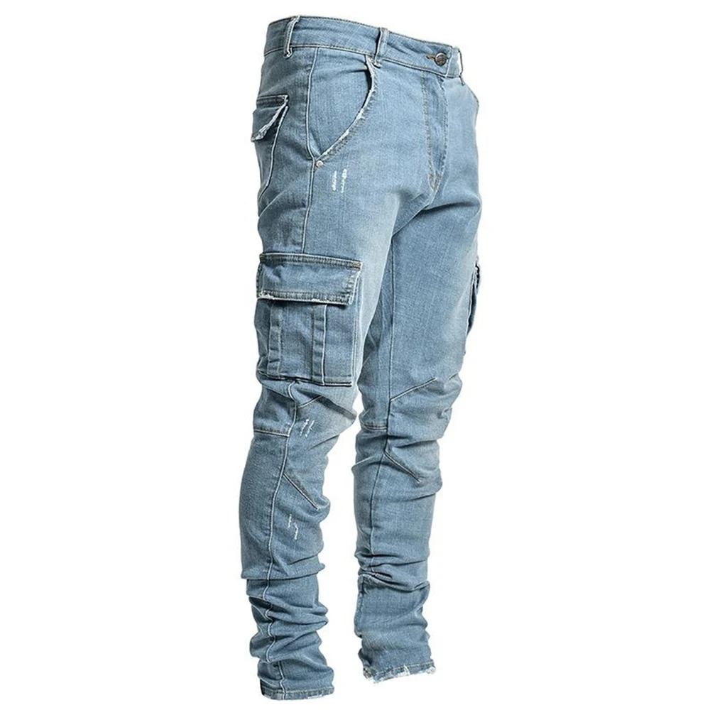 Slim Fit Jeans mit Taschen, Modischer Urban Look