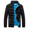 Herren Puffer Jacke mit Seitentaschen und Frontreißverschluss